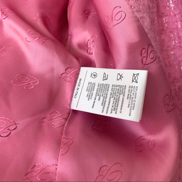 Blumarine pink tweed jacket with gold beaded trim - Picture 15 of 16